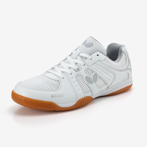 Butterfly Lezoline Unizes II Shoes - White - Angled Left